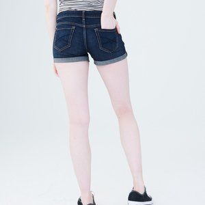 Aeropostale Midi Medium Wash Denim Jean Shorts 4